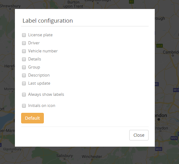 Label Configuration – FleetGO® Help Centre