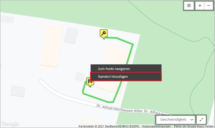 screenshot locatie toevoegen